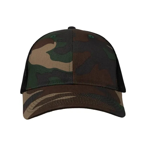 Valucap Mesh-Back Twill Trucker Cap - Valucap Mesh-Back Twill Trucker Cap - Image 9 of 38