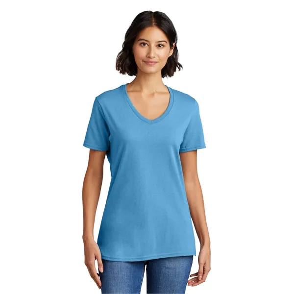 Port & Co Women's Core Cotton V-Neck Tee. - Port & Co Women's Core Cotton V-Neck Tee. - Image 0 of 126