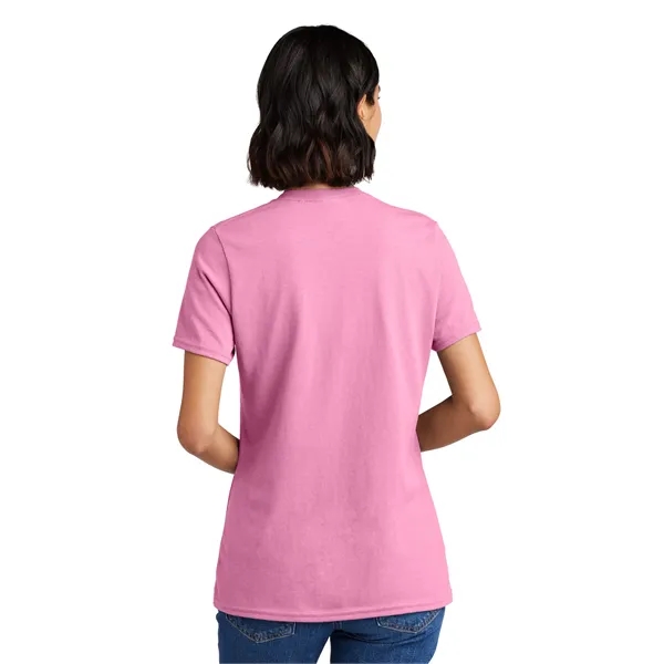 Port & Co Women's Core Cotton V-Neck Tee. - Port & Co Women's Core Cotton V-Neck Tee. - Image 9 of 126