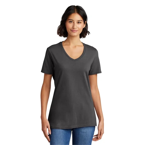 Port & Co Women's Core Cotton V-Neck Tee. - Port & Co Women's Core Cotton V-Neck Tee. - Image 12 of 126