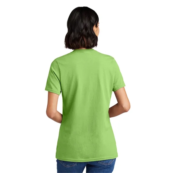 Port & Co Women's Core Cotton V-Neck Tee. - Port & Co Women's Core Cotton V-Neck Tee. - Image 24 of 126