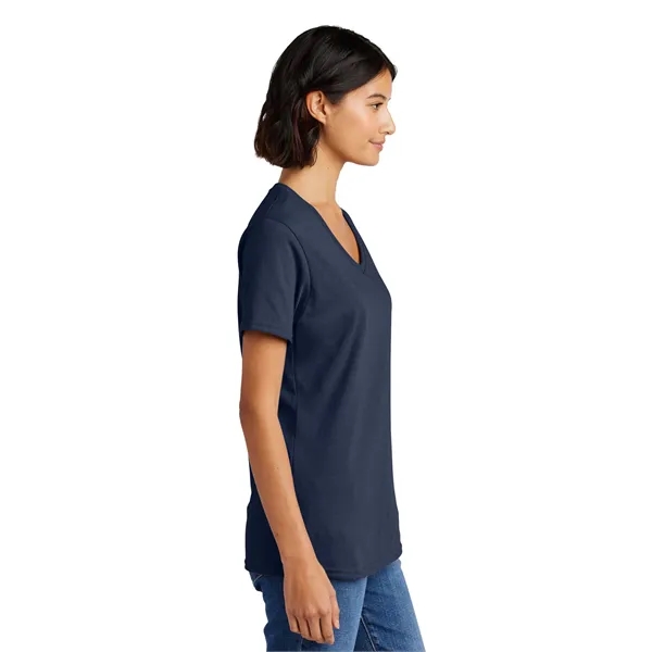 Port & Co Women's Core Cotton V-Neck Tee. - Port & Co Women's Core Cotton V-Neck Tee. - Image 30 of 126