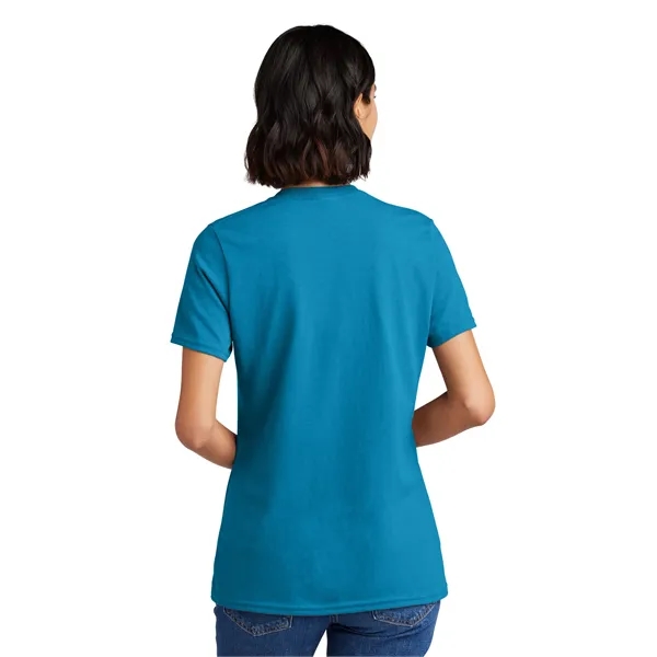 Port & Co Women's Core Cotton V-Neck Tee. - Port & Co Women's Core Cotton V-Neck Tee. - Image 35 of 126