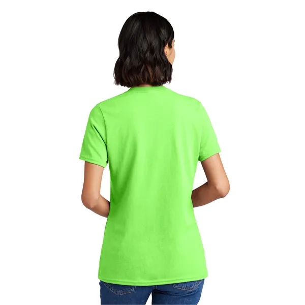 Port & Co Women's Core Cotton V-Neck Tee. - Port & Co Women's Core Cotton V-Neck Tee. - Image 41 of 126