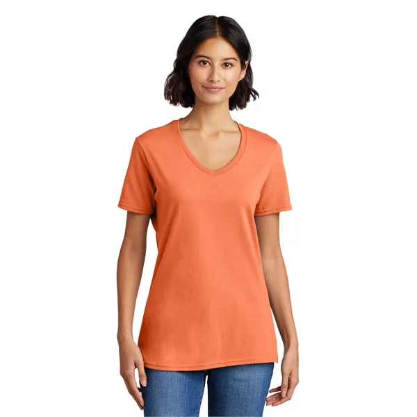 Port & Co Women's Core Cotton V-Neck Tee. - Port & Co Women's Core Cotton V-Neck Tee. - Image 43 of 126