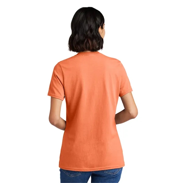 Port & Co Women's Core Cotton V-Neck Tee. - Port & Co Women's Core Cotton V-Neck Tee. - Image 46 of 126
