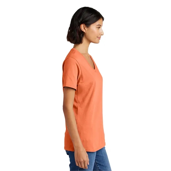 Port & Co Women's Core Cotton V-Neck Tee. - Port & Co Women's Core Cotton V-Neck Tee. - Image 49 of 126