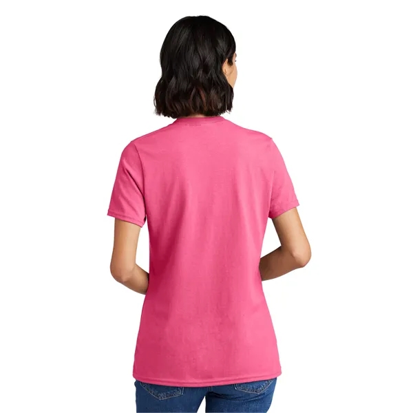 Port & Co Women's Core Cotton V-Neck Tee. - Port & Co Women's Core Cotton V-Neck Tee. - Image 51 of 126