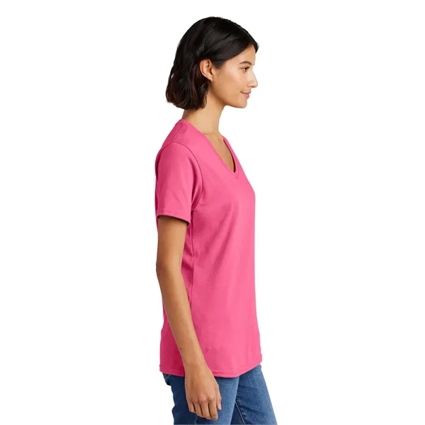 Port & Co Women's Core Cotton V-Neck Tee. - Port & Co Women's Core Cotton V-Neck Tee. - Image 52 of 126
