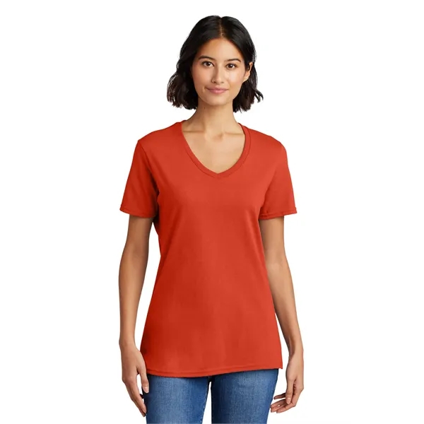 Port & Co Women's Core Cotton V-Neck Tee. - Port & Co Women's Core Cotton V-Neck Tee. - Image 55 of 126