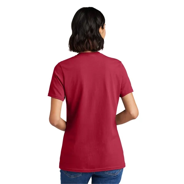 Port & Co Women's Core Cotton V-Neck Tee. - Port & Co Women's Core Cotton V-Neck Tee. - Image 62 of 126