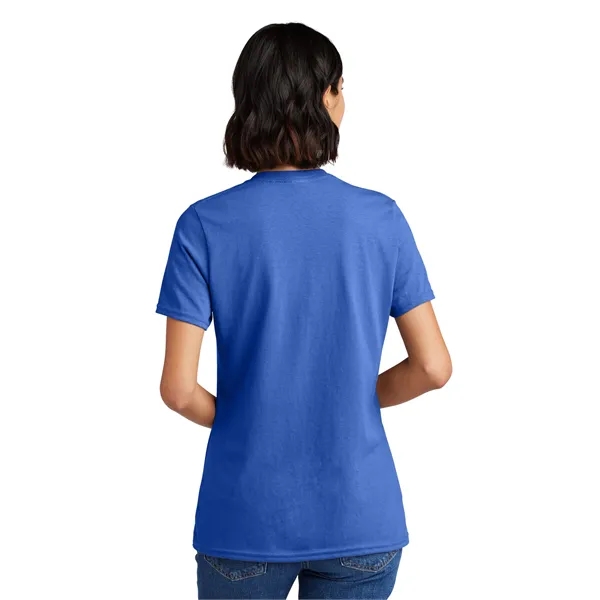 Port & Co Women's Core Cotton V-Neck Tee. - Port & Co Women's Core Cotton V-Neck Tee. - Image 68 of 126