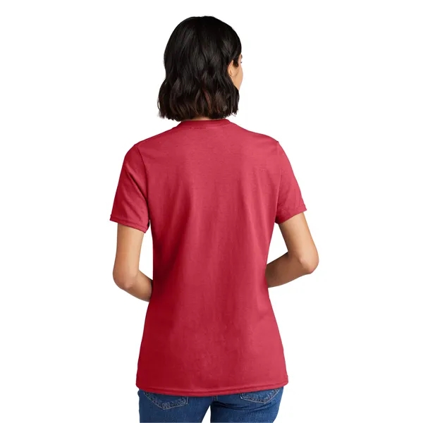 Port & Co Women's Core Cotton V-Neck Tee. - Port & Co Women's Core Cotton V-Neck Tee. - Image 80 of 126