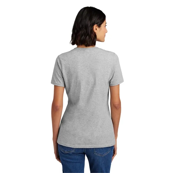 Port & Co Women's Core Cotton V-Neck Tee. - Port & Co Women's Core Cotton V-Neck Tee. - Image 90 of 126