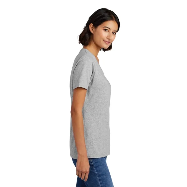 Port & Co Women's Core Cotton V-Neck Tee. - Port & Co Women's Core Cotton V-Neck Tee. - Image 92 of 126