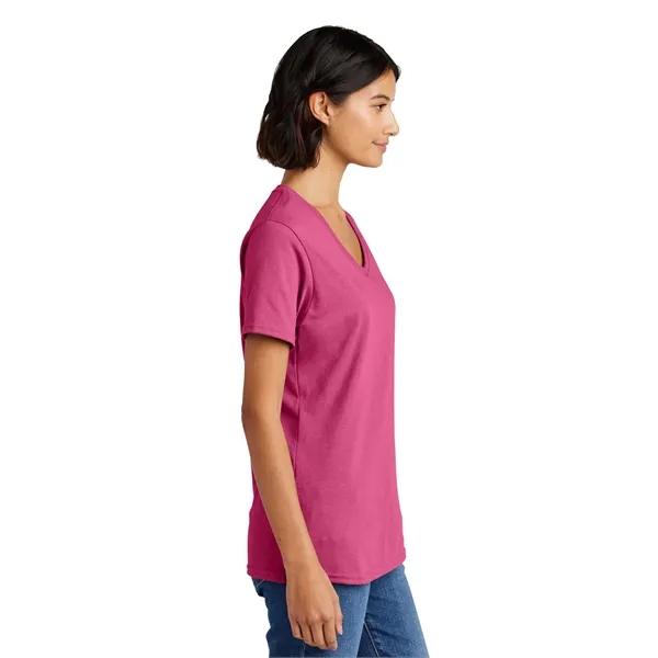 Port & Co Women's Core Cotton V-Neck Tee. - Port & Co Women's Core Cotton V-Neck Tee. - Image 97 of 126