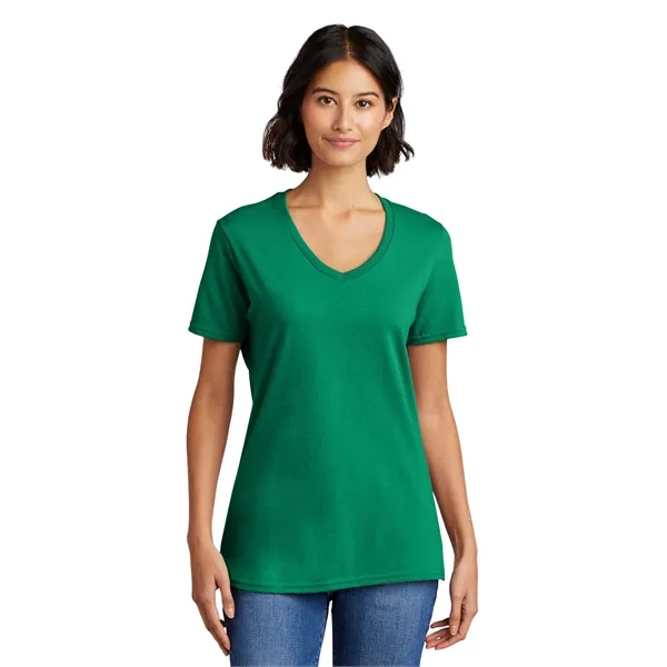 Port & Co Women's Core Cotton V-Neck Tee. - Port & Co Women's Core Cotton V-Neck Tee. - Image 102 of 126