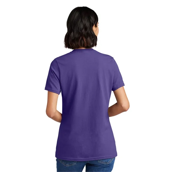 Port & Co Women's Core Cotton V-Neck Tee. - Port & Co Women's Core Cotton V-Neck Tee. - Image 107 of 126
