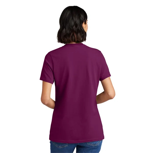 Port & Co Women's Core Cotton V-Neck Tee. - Port & Co Women's Core Cotton V-Neck Tee. - Image 112 of 126