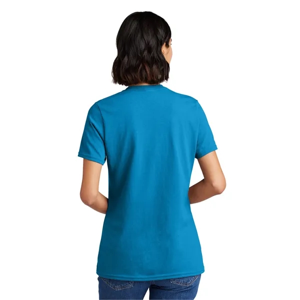 Port & Co Women's Core Cotton V-Neck Tee. - Port & Co Women's Core Cotton V-Neck Tee. - Image 117 of 126