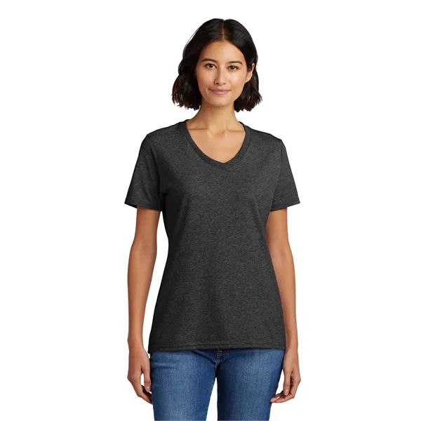 Port & Co Women's Core Cotton V-Neck Tee. - Port & Co Women's Core Cotton V-Neck Tee. - Image 121 of 126
