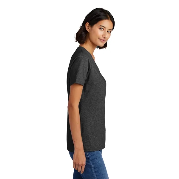 Port & Co Women's Core Cotton V-Neck Tee. - Port & Co Women's Core Cotton V-Neck Tee. - Image 124 of 126