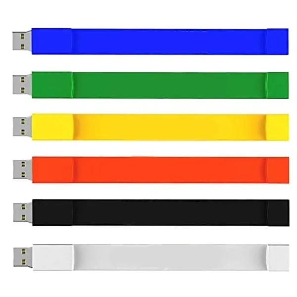 Customized 4Gb Wristband Usb Flash Drive - Customized 4Gb Wristband Usb Flash Drive - Image 3 of 3