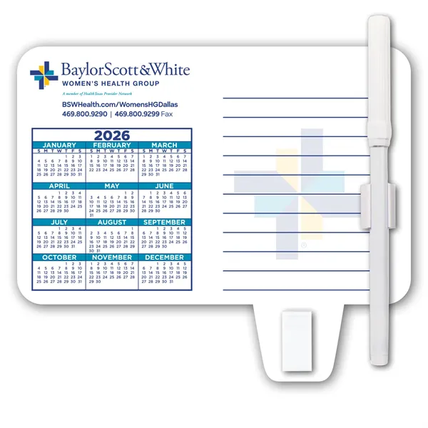 Calendar / Memo Magnet with Clip - Calendar / Memo Magnet with Clip - Image 0 of 1