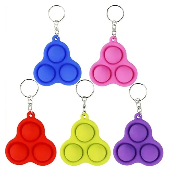 Triple Dimple Fidget Toy Keychain - Triple Dimple Fidget Toy Keychain - Image 2 of 6