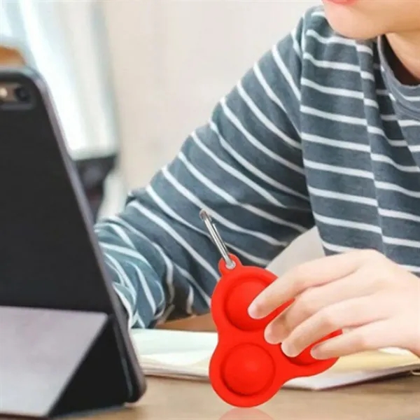 Triple Dimple Fidget Toy Keychain - Triple Dimple Fidget Toy Keychain - Image 6 of 6