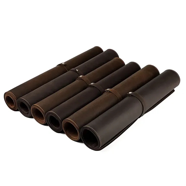 Crazy Horse Leather Mouse Pad - Crazy Horse Leather Mouse Pad - Image 1 of 3