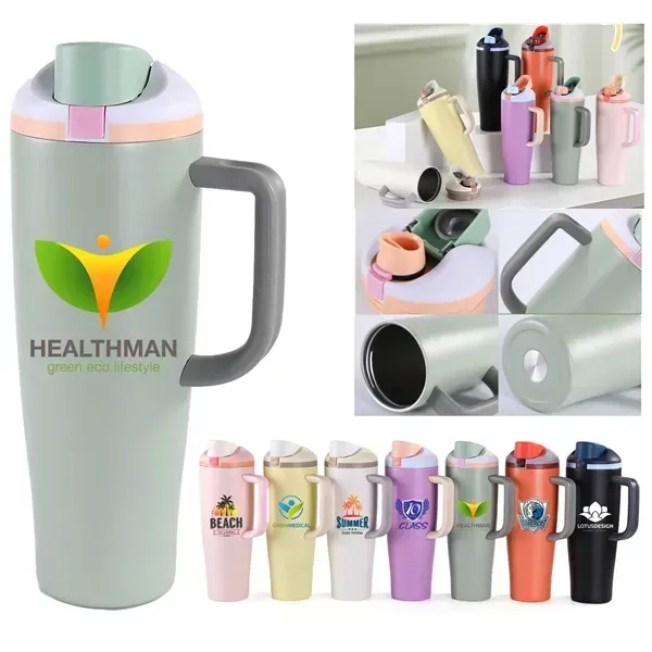 40 OZ. Tumbler With Handle - 40 OZ. Tumbler With Handle - Image 0 of 11