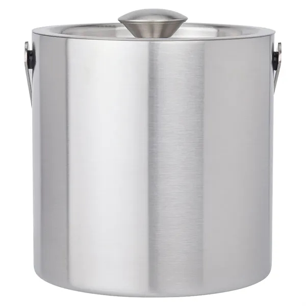 1.3 L Double Walled Stainless Steel Ice Bucket - 1.3 L Double Walled Stainless Steel Ice Bucket - Image 2 of 2