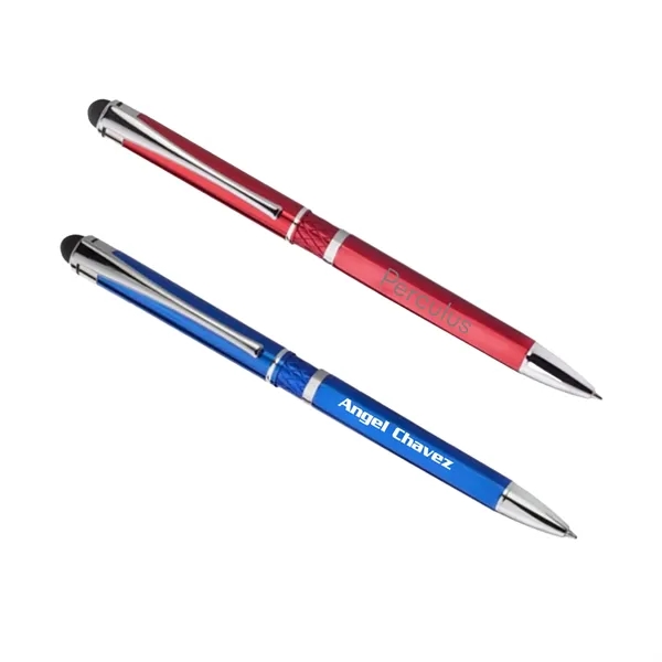 Elegant Diamond Cut Metal Stylus Pens - Elegant Diamond Cut Metal Stylus Pens - Image 0 of 3