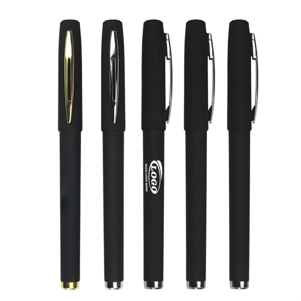0.5mm Business Rollerball Pen Super Smooth Writing Black Gel - 0.5mm Business Rollerball Pen Super Smooth Writing Black Gel - Image 0 of 4