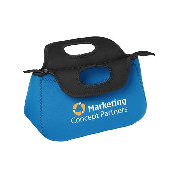 Zippered Neoprene Lunch Cooler Tote Bag - Zippered Neoprene Lunch Cooler Tote Bag - Image 0 of 6