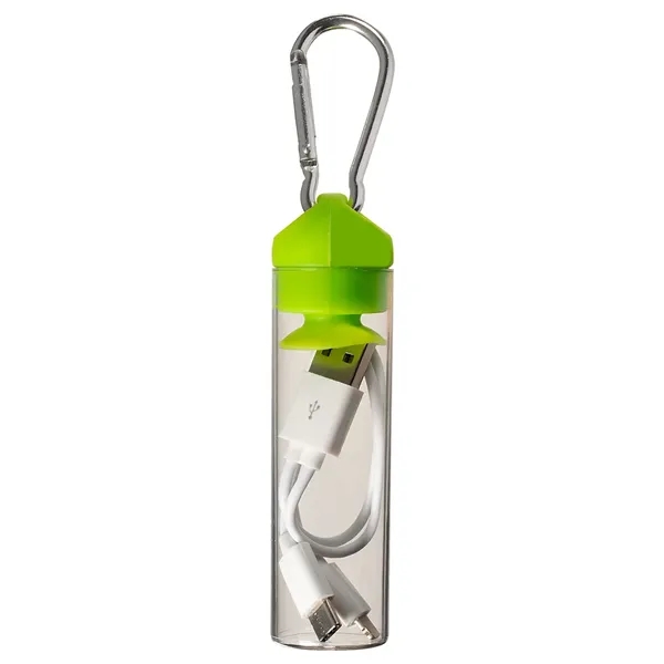 3-in-1 Charger Cable in Carabiner Storage Tube - 3-in-1 Charger Cable in Carabiner Storage Tube - Image 0 of 0