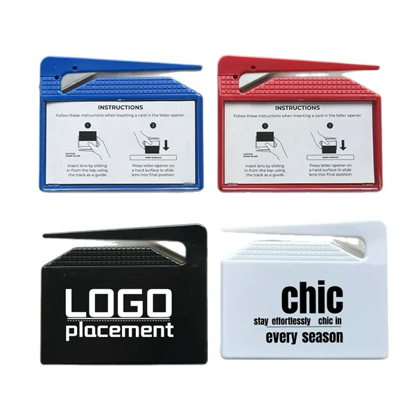 Custom Letter Opener Business Card Holder - Custom Letter Opener Business Card Holder - Image 0 of 3