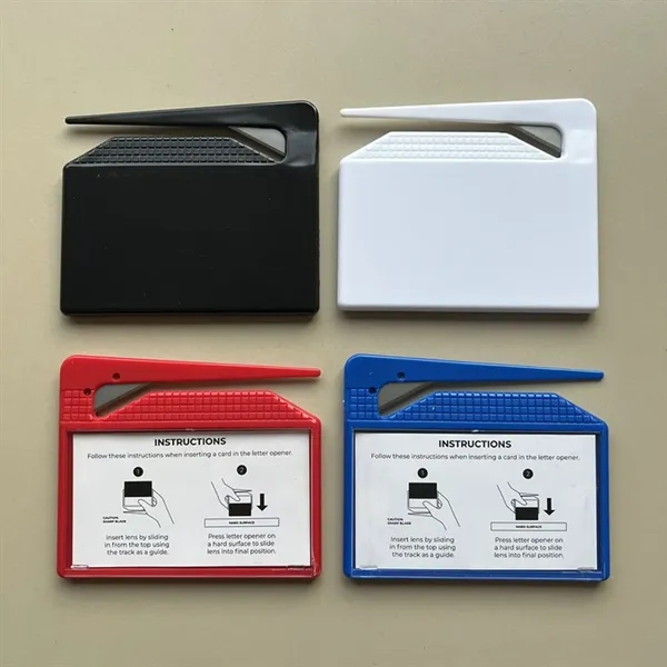Custom Letter Opener Business Card Holder - Custom Letter Opener Business Card Holder - Image 3 of 3