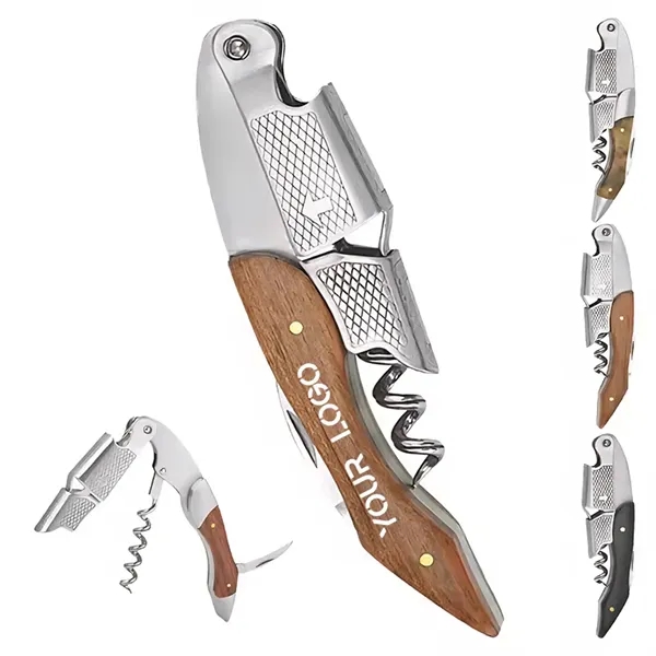 Rosewood Waiters Corkscrew With Foil Cutter - Rosewood Waiters Corkscrew With Foil Cutter - Image 0 of 6