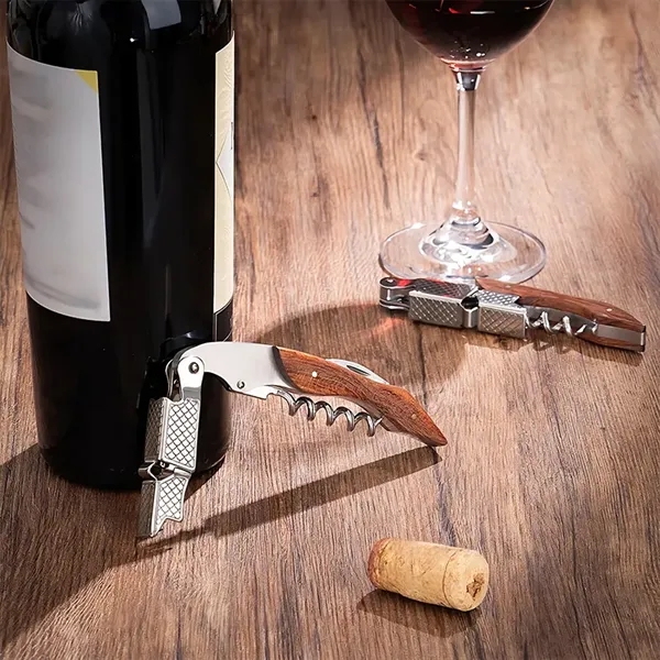 Rosewood Waiters Corkscrew With Foil Cutter - Rosewood Waiters Corkscrew With Foil Cutter - Image 6 of 6
