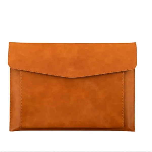 PU Leather File Folders A4 Document Holder Envelope - PU Leather File Folders A4 Document Holder Envelope - Image 4 of 6