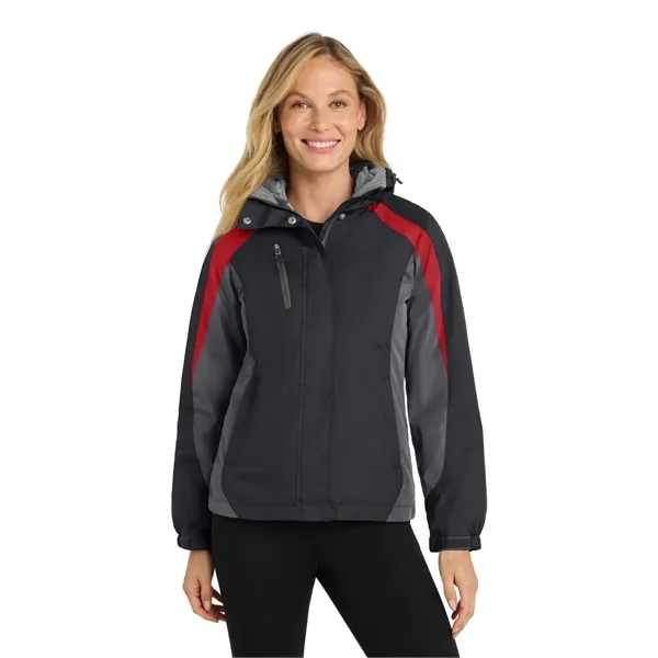 Port Authority Women's Colorblock 3-in-1 Jacket. - Port Authority Women's Colorblock 3-in-1 Jacket. - Image 11 of 14
