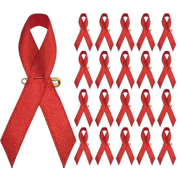 Satin Awareness Ribbons with Safety Pins - Satin Awareness Ribbons with Safety Pins - Image 2 of 5