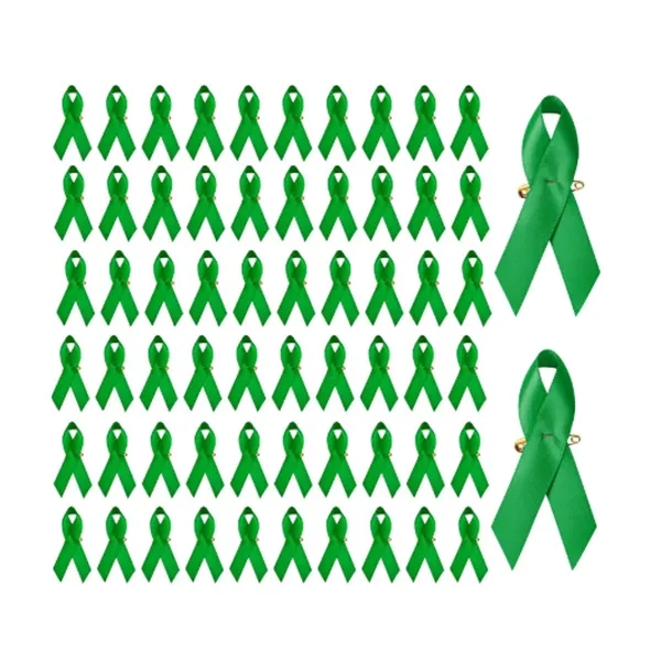 Satin Awareness Ribbons with Safety Pins - Satin Awareness Ribbons with Safety Pins - Image 3 of 5