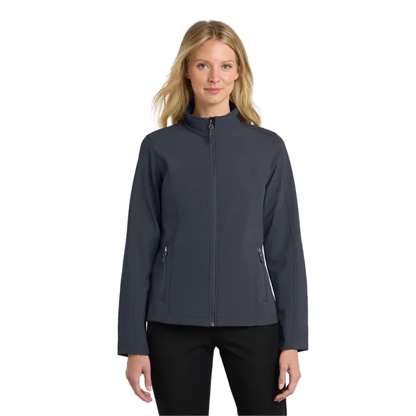 Custom Port Authority Women's Core Soft Shell Jacket.