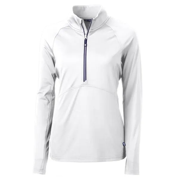 Cutter & Buck Adapt Eco Knit Stretch Recycled Womens Half... - Cutter & Buck Adapt Eco Knit Stretch Recycled Womens Half... - Image 15 of 46