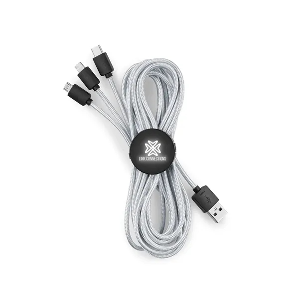 Light-Up-Your-Logo 10 Foot 2-in-1 Cable - Light-Up-Your-Logo 10 Foot 2-in-1 Cable - Image 2 of 2