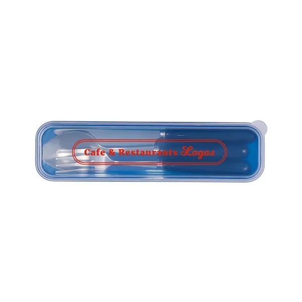 Cutlery Set In Plastic Case - Cutlery Set In Plastic Case - Image 2 of 5
