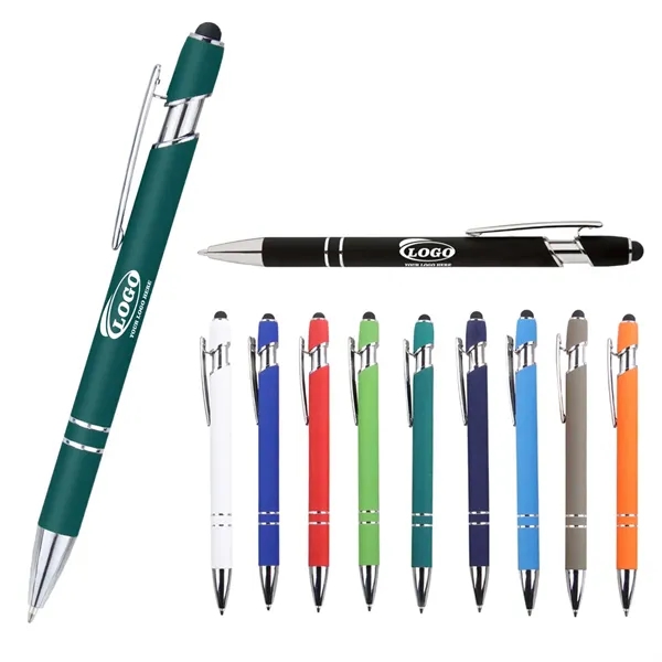 Soft-Touch Aluminum Pen - Soft-Touch Aluminum Pen - Image 0 of 18